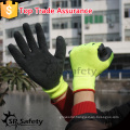 SRSAFETY foam latex glove/10 gauge nappy acrylic liner knitted/winter glove